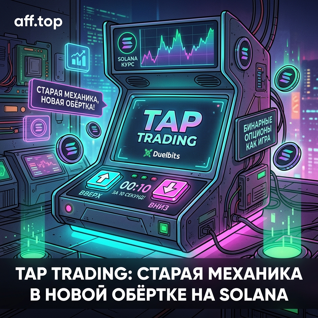 Tap trading - новая игра на основе курса Solana