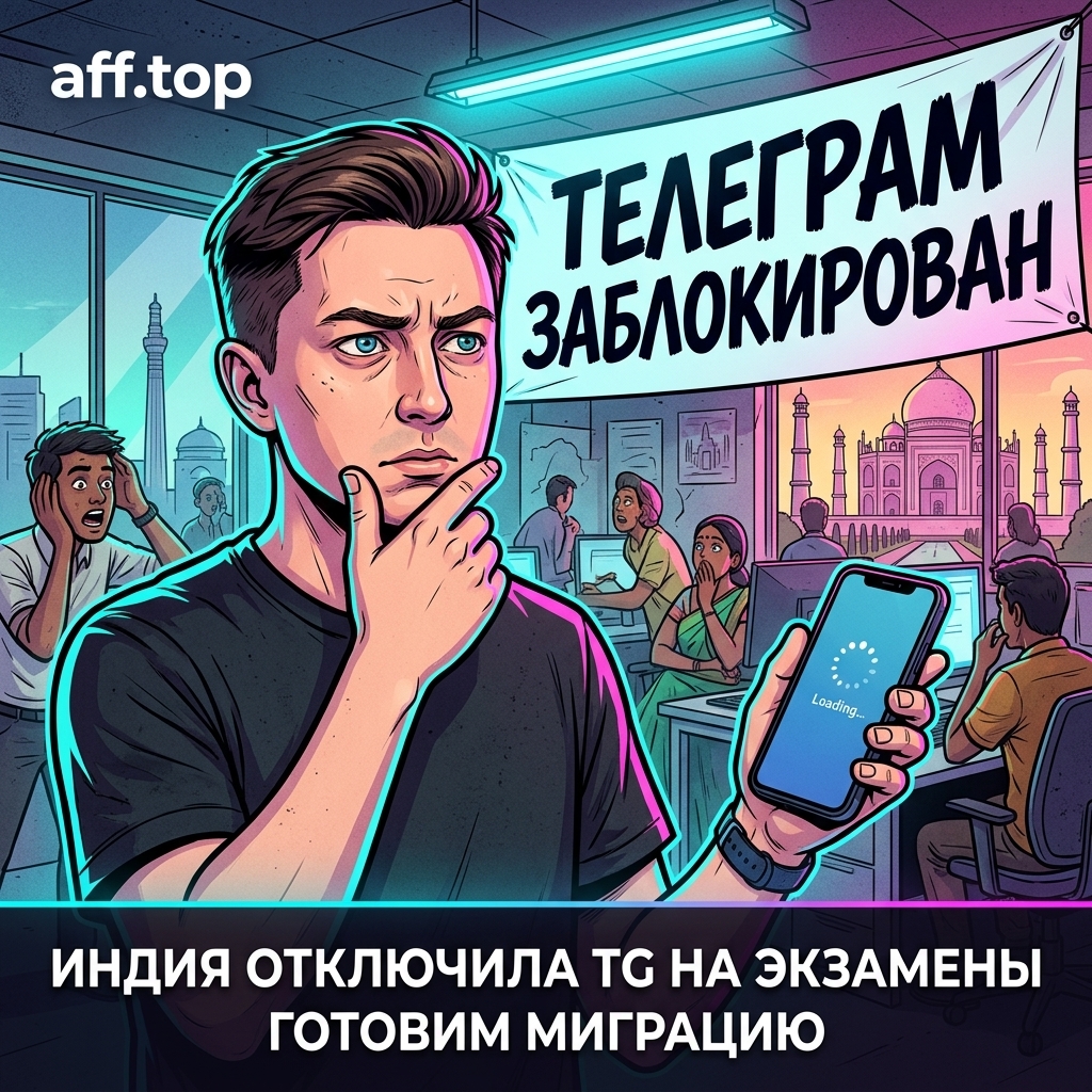 Индия временно заблокировала Telegram