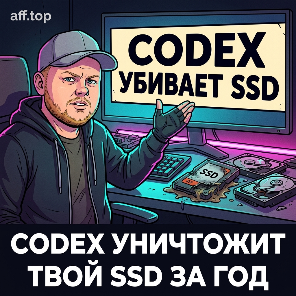 Codex уничтожит твой SSD за год
