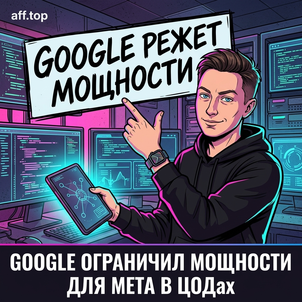 Google не может дать мощности, нужные Meta