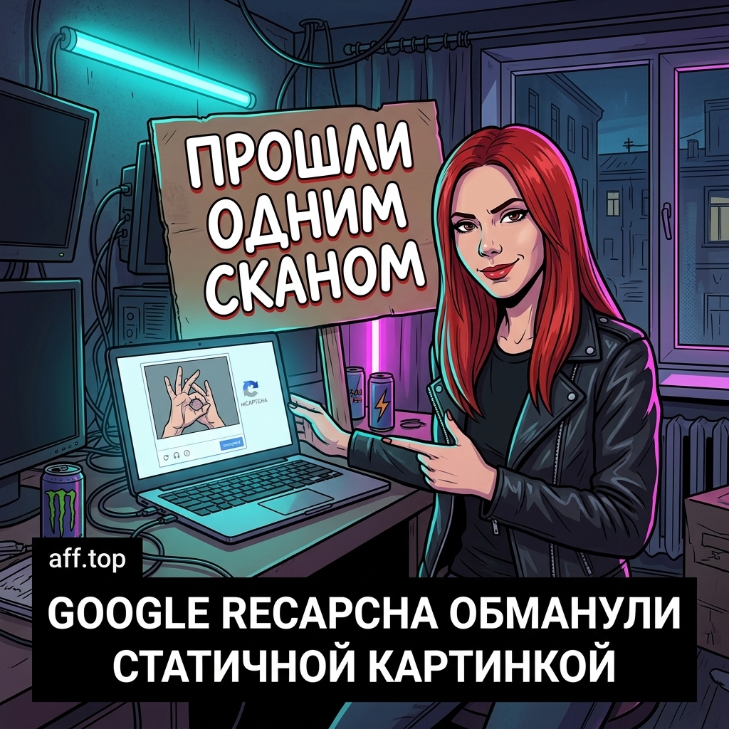 Новую Google reCapcha прошли статичной картинкой