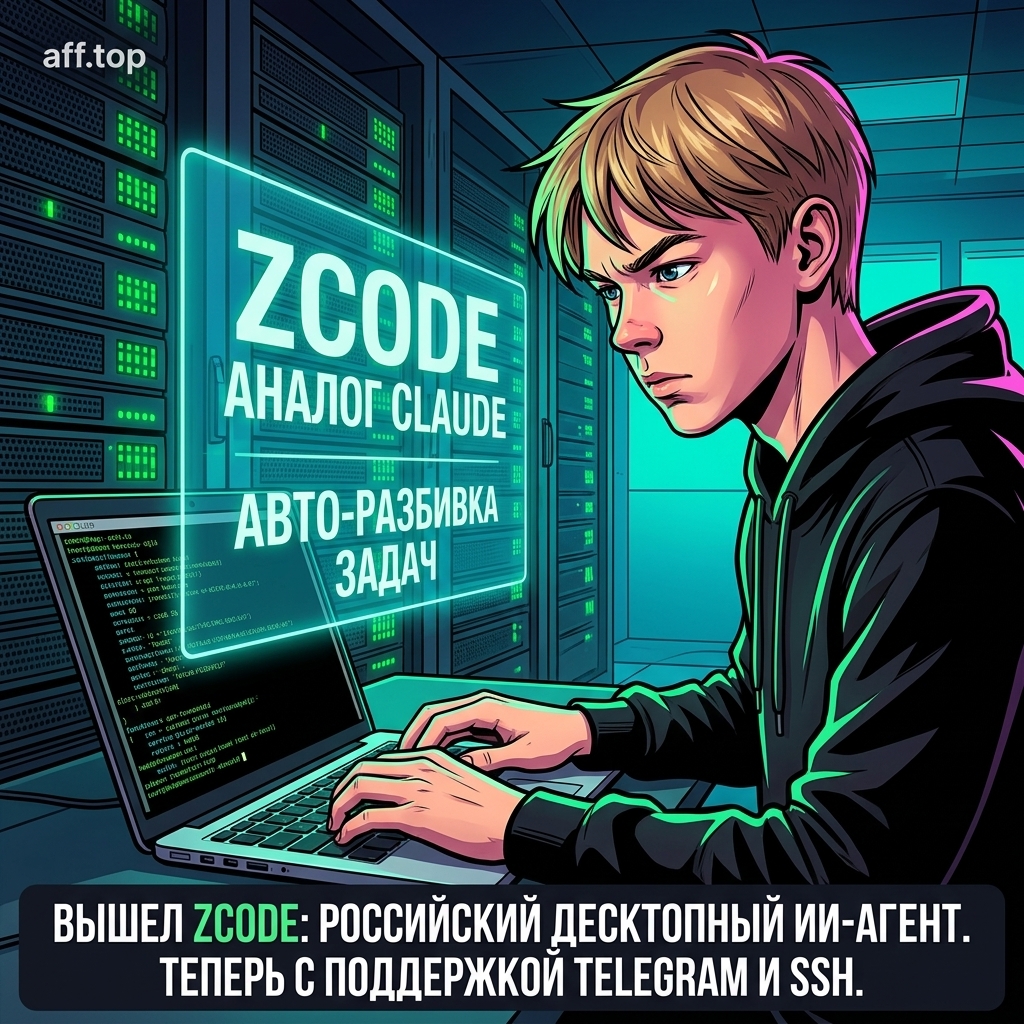 Вышел ZCode - аналог Claude code