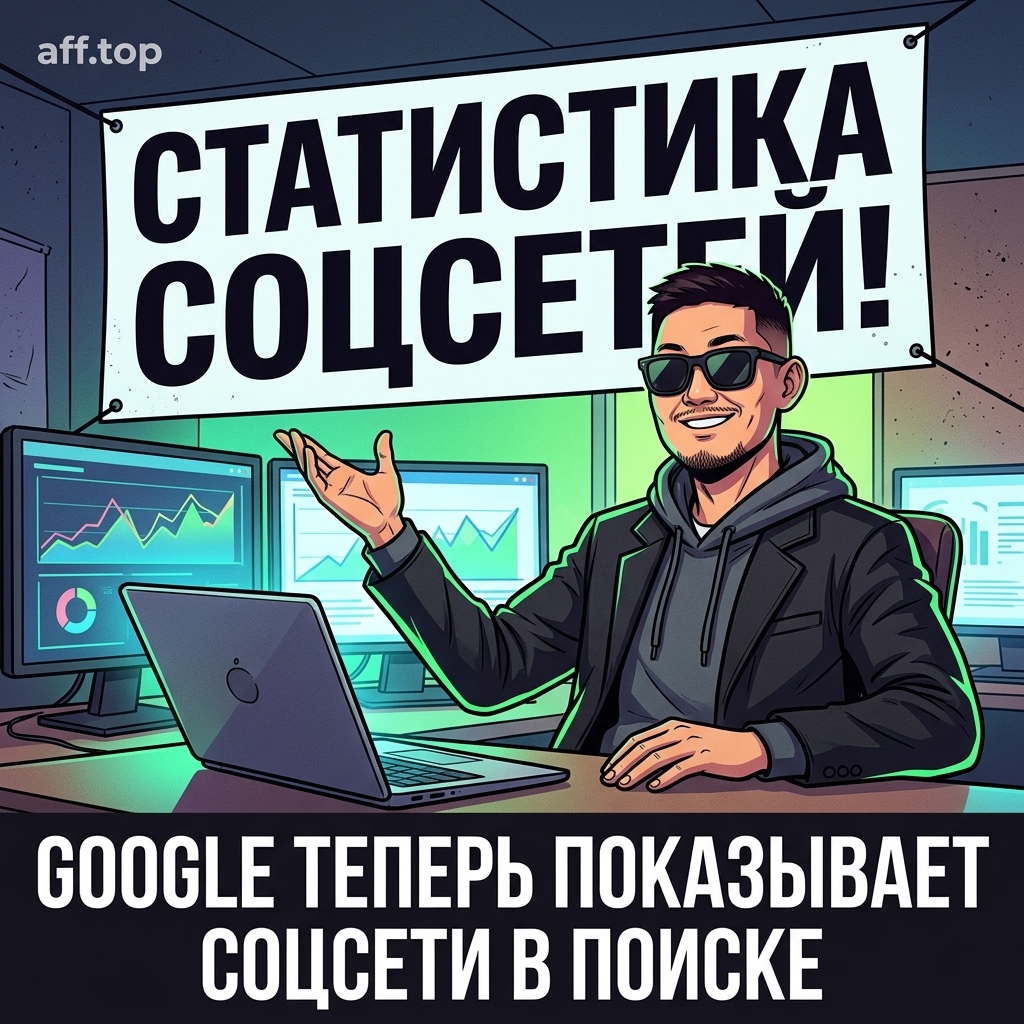 В Google search console теперь можно добавлять соцсети