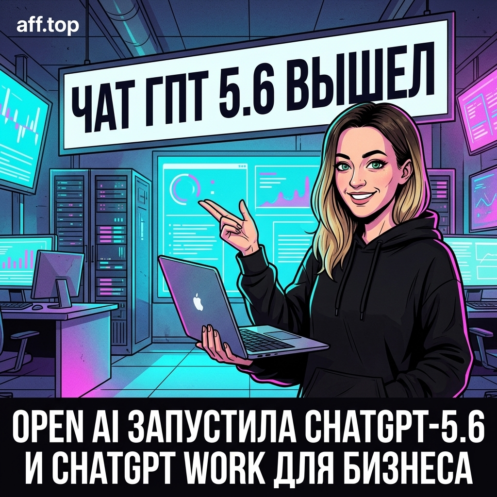 Open AI выпустила ChatGPT-5.6 и ChatGPT Work
