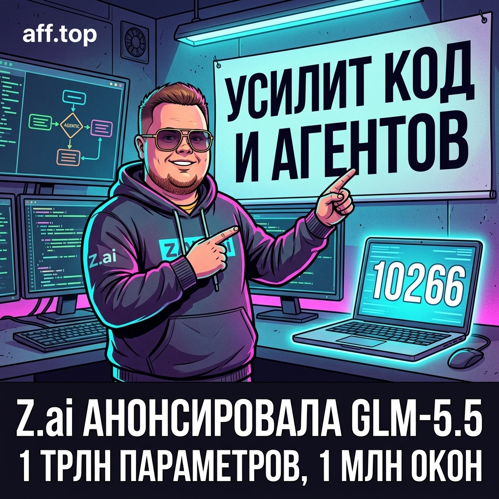 Z.ai анонсировала новую GLM-5.5