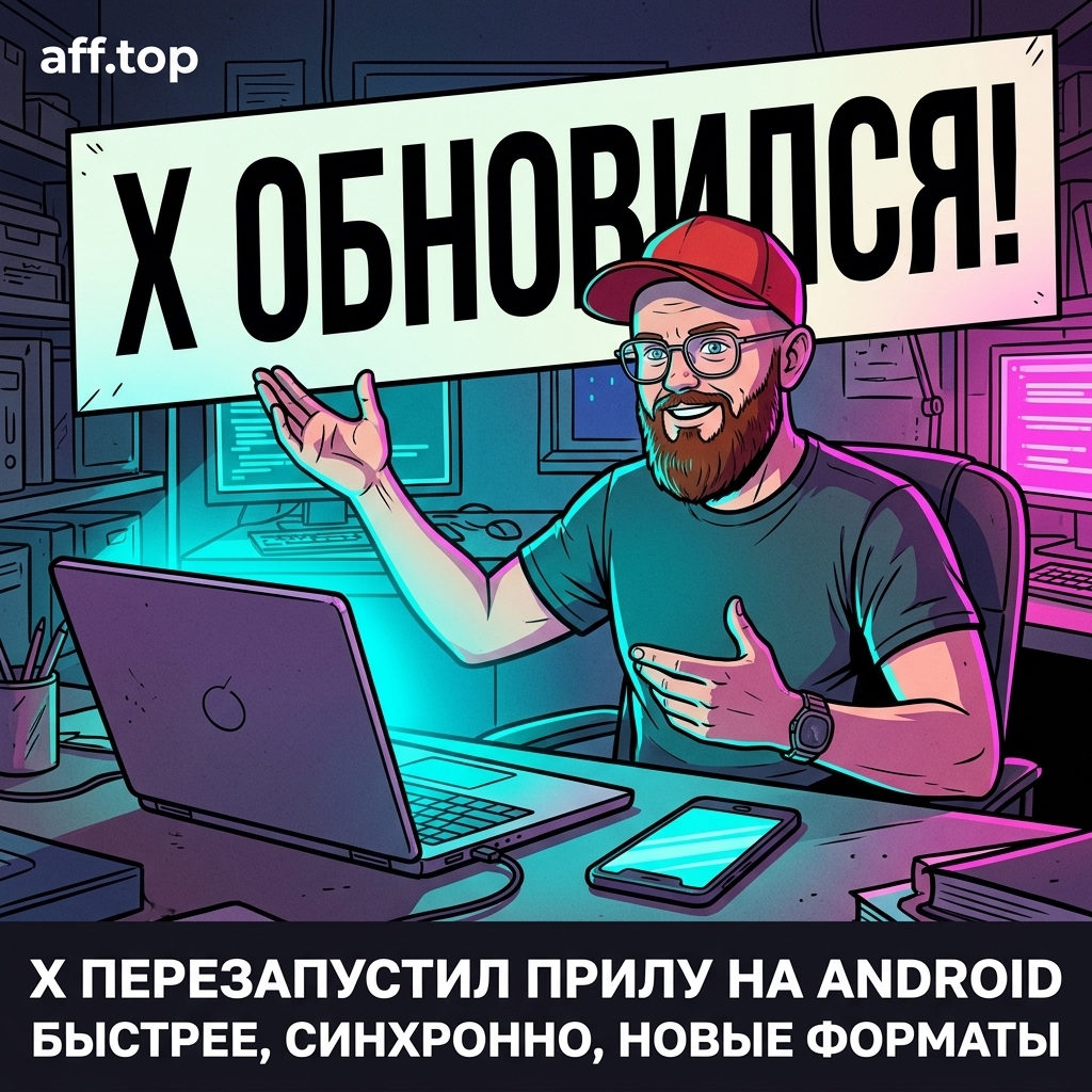 X перезапустил прилу на Android