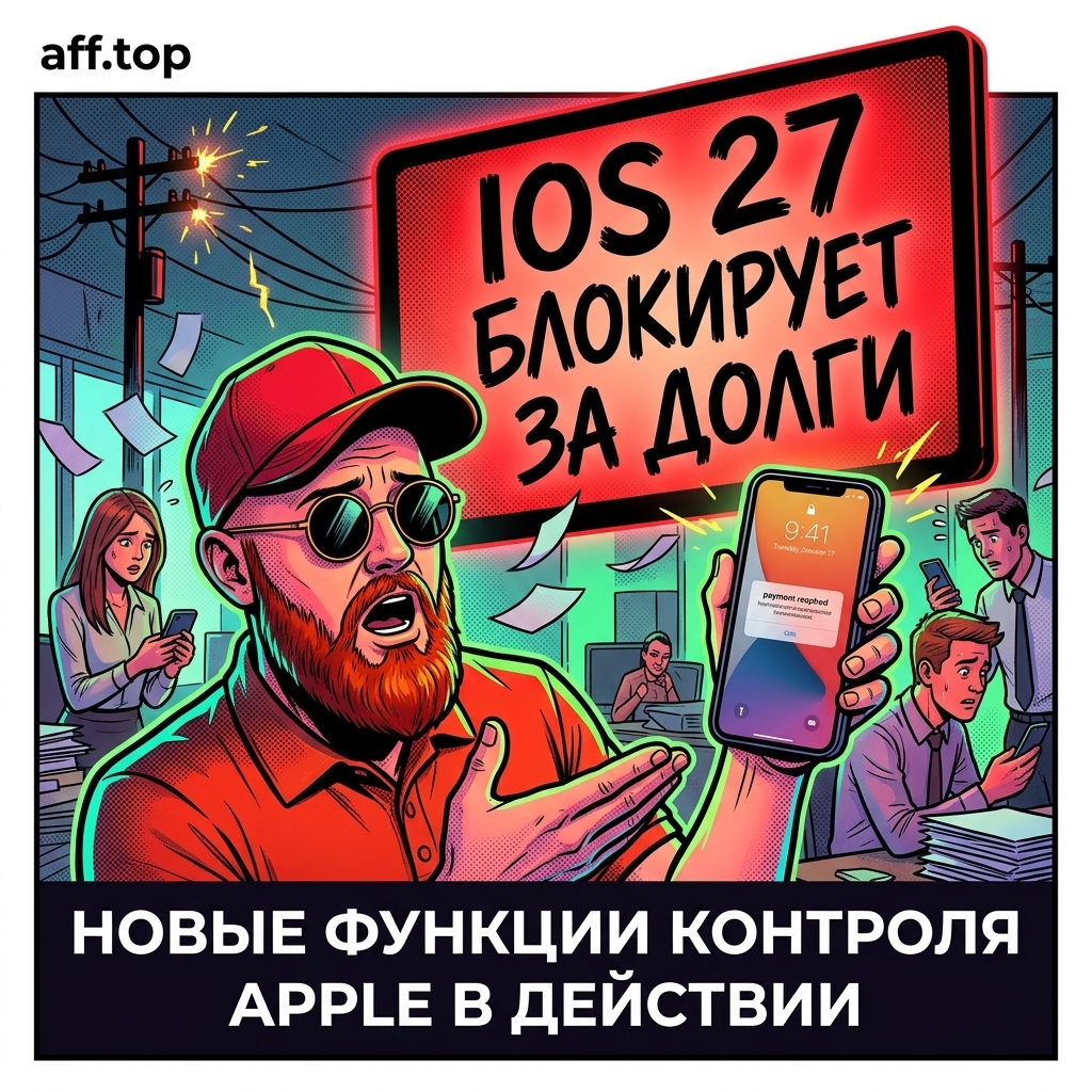 IOS 27 будут блокировать за долги