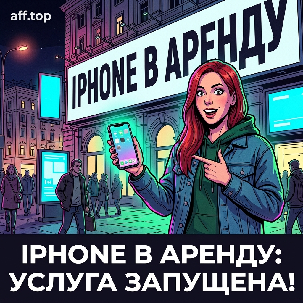 Iphone начали раздавать в аренду