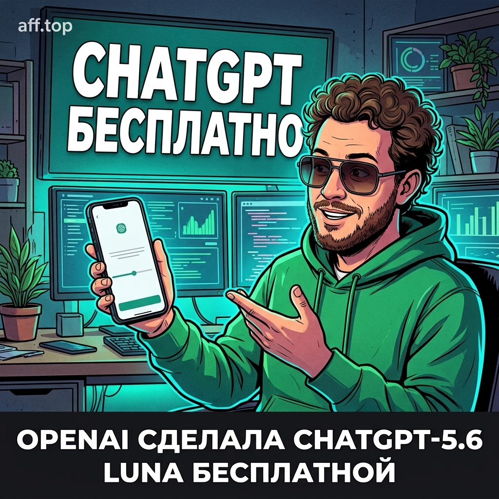OpenAI сделала ChatGPT-5.6 Luna бесплатной