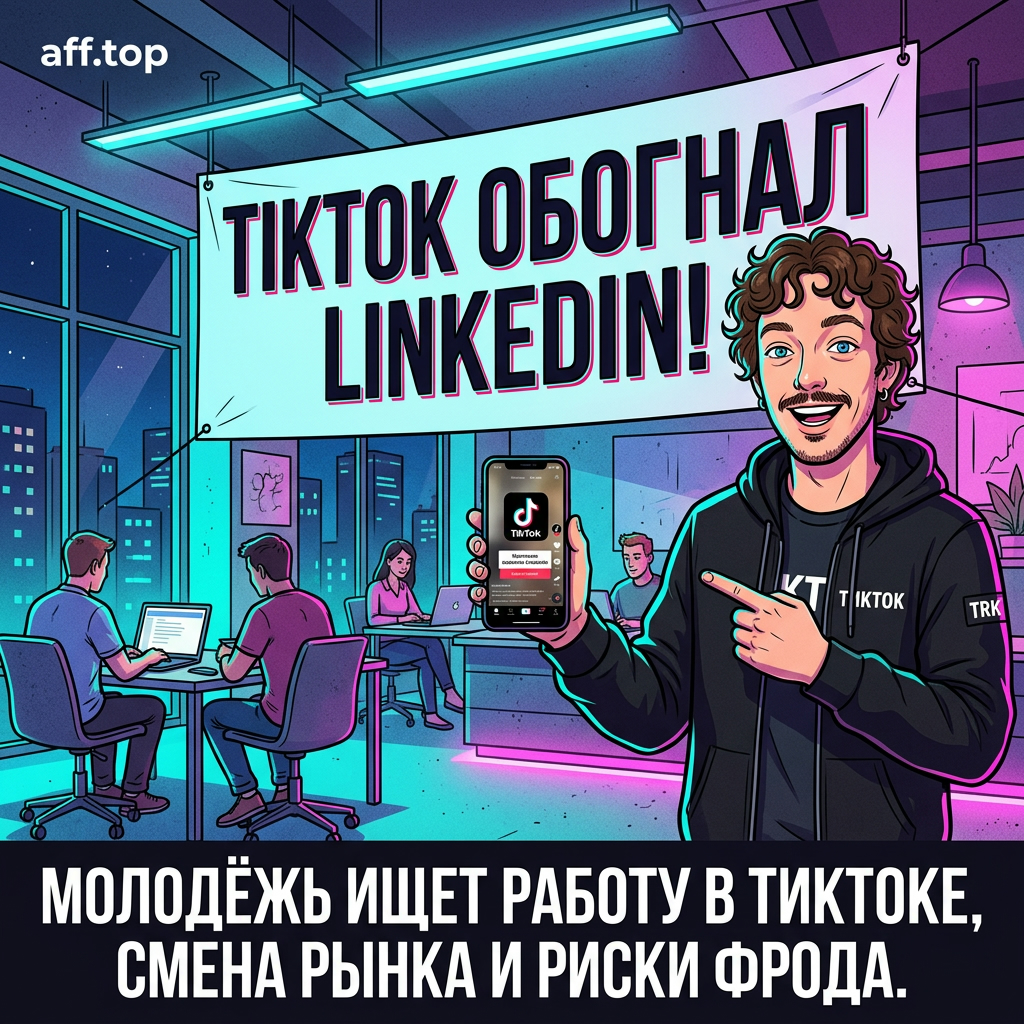 Tiktok обогнал LinkedIn по количеству резюме