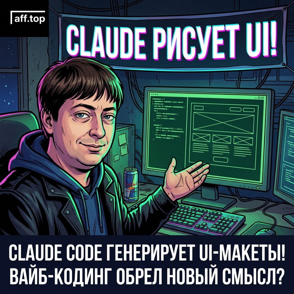 Claude code научили создавать Ui-макеты в терминале
